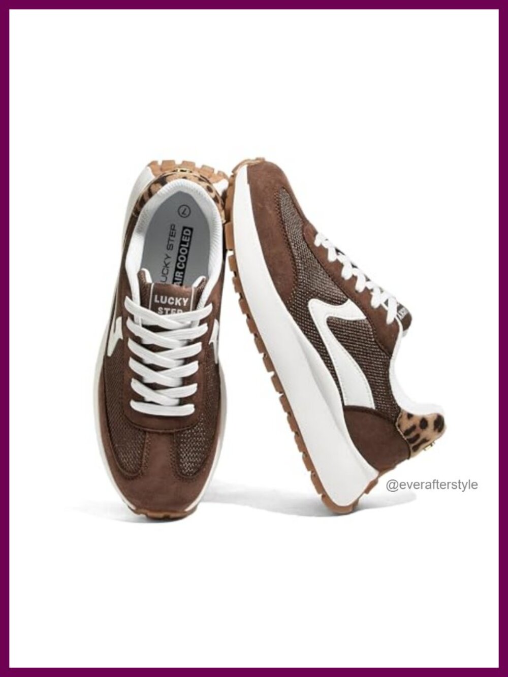 Chunky Platform Fashion Sneakers Women's Casual Non-Slip Walking Shoes